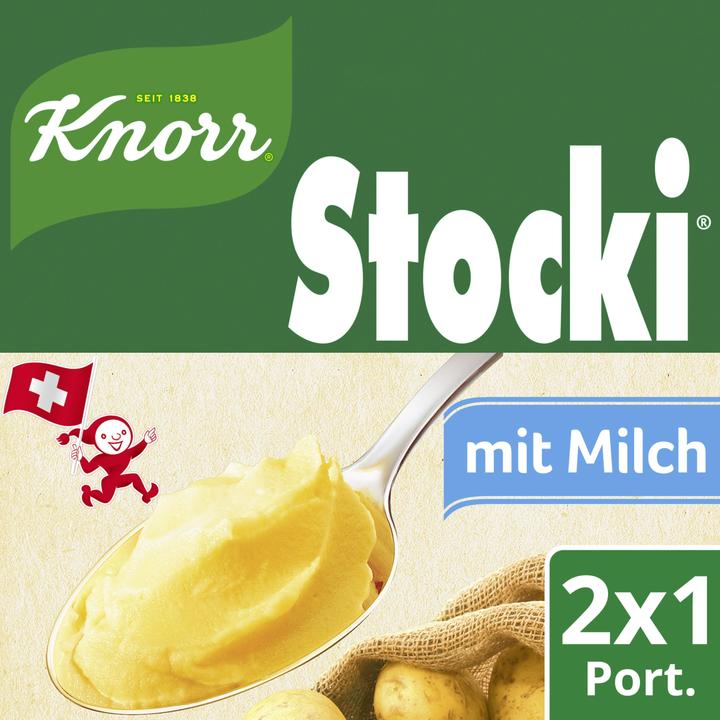 Produktbild Knorr Stocki Kartoffelstock mit Milch und Schweizer Kartoffeln (86 g)