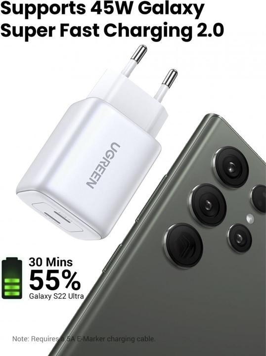 Actual product image Ugreen Nexode Mini (45 W)