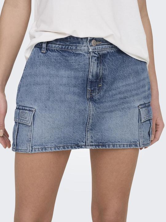 Produktbild Only Niedrige Taille Minirock Jeansrock (XS)