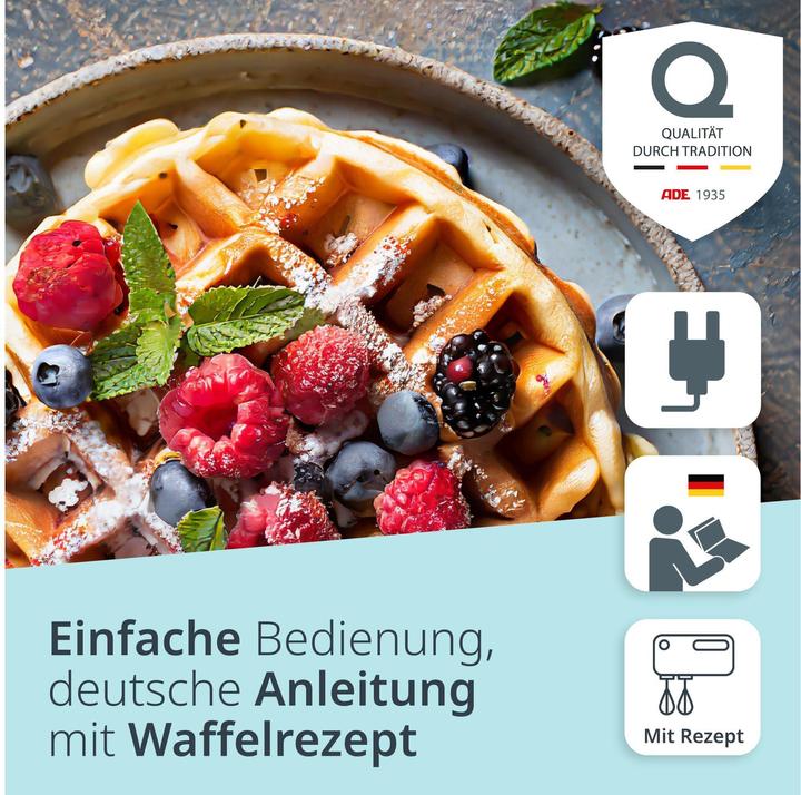 Produktbild ADE Waffeleisen KG2344