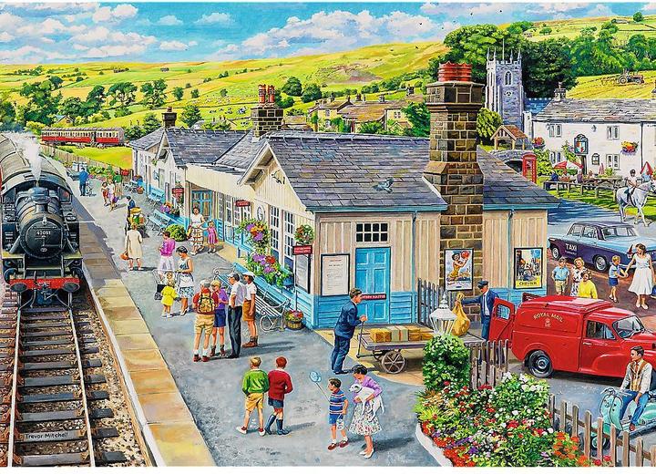 Produktbild Trefl Puzzle Premium Plus 1000 - Bahnhof (1000 Teile)