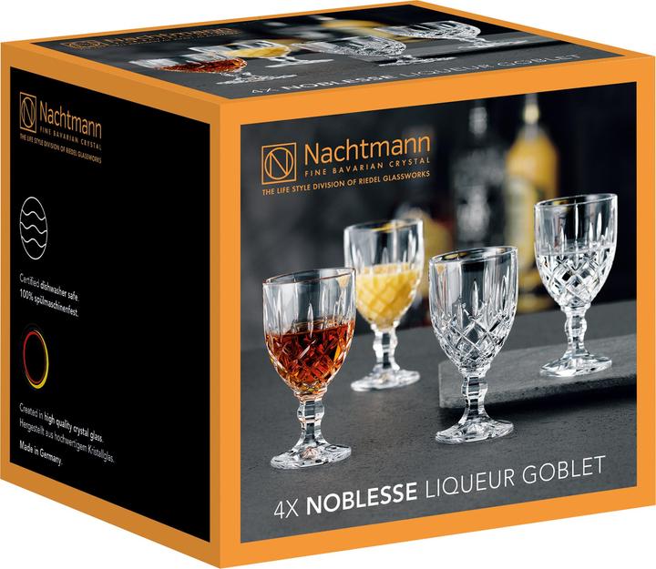 Actual product image Nachtmann Noblesse liqueur glasses (0.57 dl, 4 x, Liqueur glasses + grappa glasses)