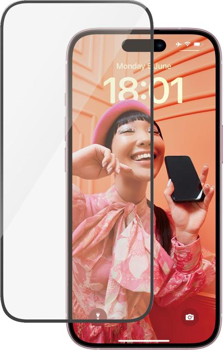 Actual product image PanzerGlass Screen Protector (1 Piece, Apple iPhone 15 Pro Max)