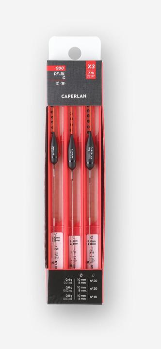 Immagine prodotto Caperlan Fertigmontagen Set Flussstippen PF-RL900 R 1/2/3 g 3 Stk.