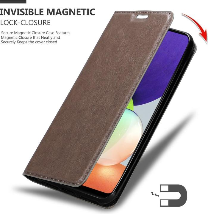Immagine prodotto Cadorabo Libro Invis. Coperchio magnetico (Samsung Galaxy M22, Samsung Galaxy A22, Samsung Galaxy A32)
