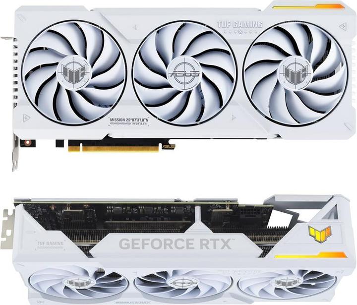 Actual product image ASUS TUF-RTX4070TIS-O16G-WHITE-GAMING (16 GB)