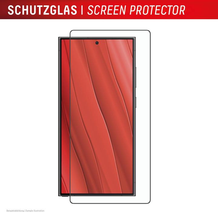 Actual product image Displex Premium Glass, Full Cover Panzerglas (1 Piece, Samsung Galaxy S25 Ultra)