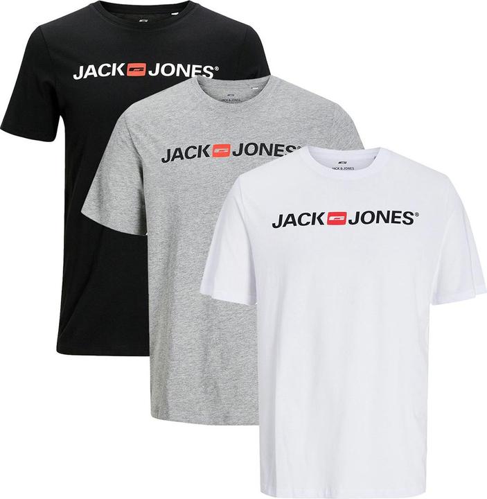 Actual product image Jack & Jones 3er Pack Corp T-Shirt (L)