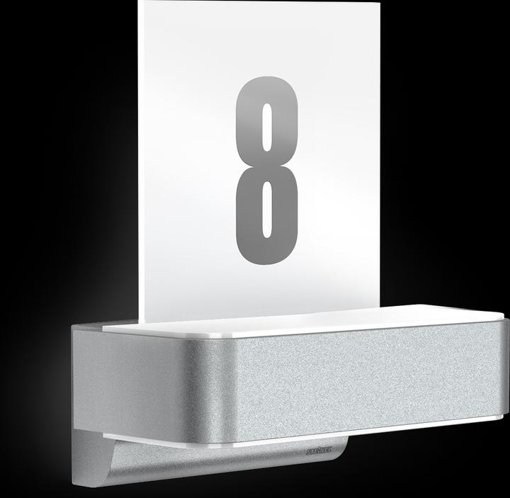 Immagine prodotto Steinel L 820 SC SI Up- & Downlight Numero civico 087579 Lampada da parete per esterni a LED con rilevatore (5 m)