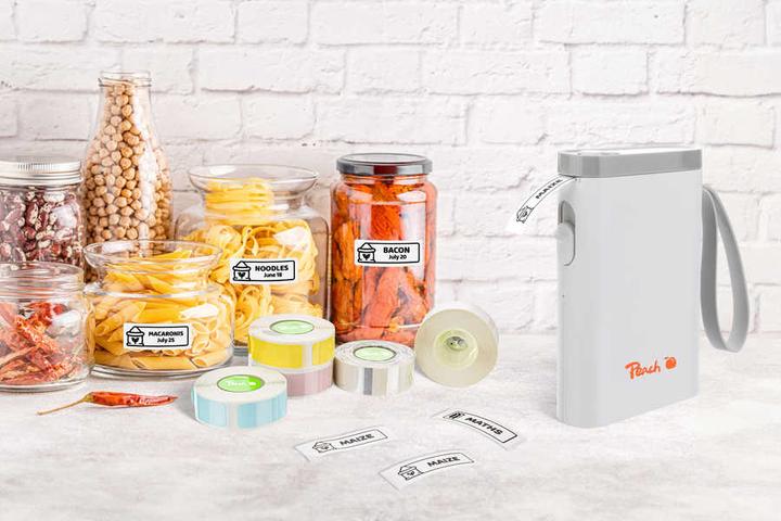Actual product image Peach Label Roll PE102 transparent (4 cm)