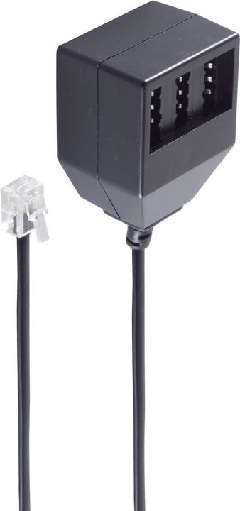 Produktbild Shiverpeaks ®-BASIC-S--ISDN-Telefonadapter, Modular-Stecker 6/4 auf TAE Kupplung NFN, 0,2m
