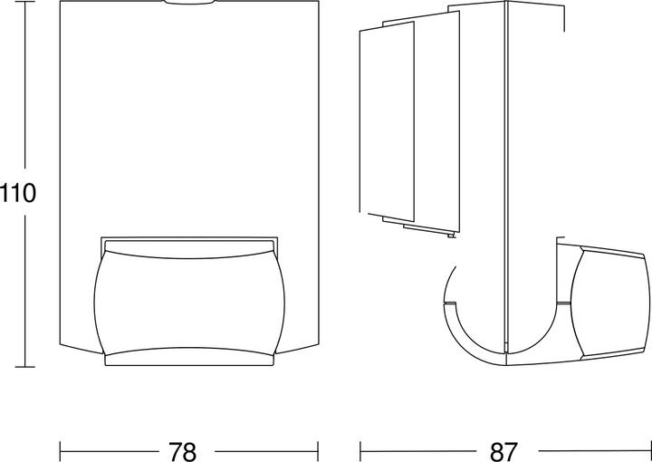 Produktbild Steinel Infrarotsensor IS 130-2 anthrazit (12 m)