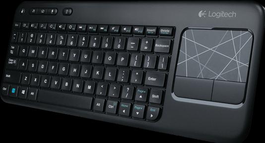 Produktbild Logitech Wireless Touch Keyboard K400 (CH, Kabellos)