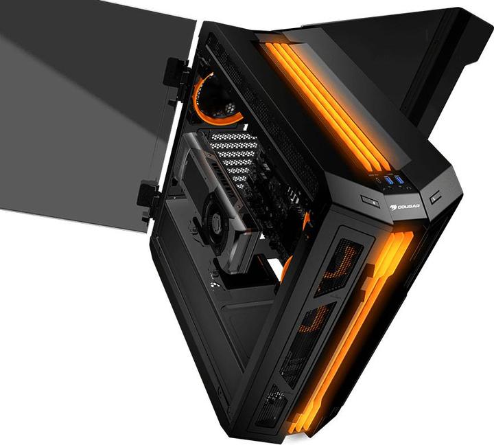 Immagine prodotto Cougar Boitier Moyen Tour ATX Gemini T Pro RGB avec panneaux vitrés (Noir) (ATX, SSI CEB, mATX, Mini-ITX)