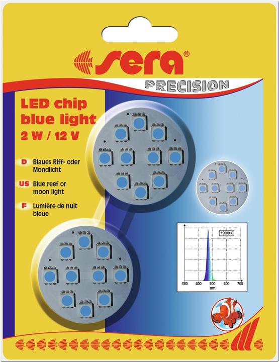 Sera LED-Leuchtmittel chip blue light 2 W (LED, 2 W)