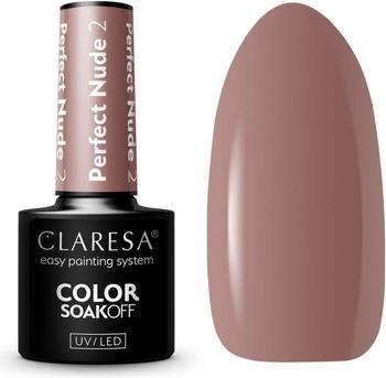 Claresa 02 Perfect Nude UV Nagellack 5ml (Beige, Farblack)