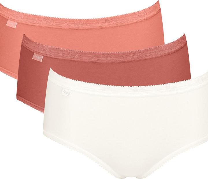 Produktbild Sloggi Unterhose BASIC+ MIDI Damen-Slip 3er Pack (50, 3er Pack)