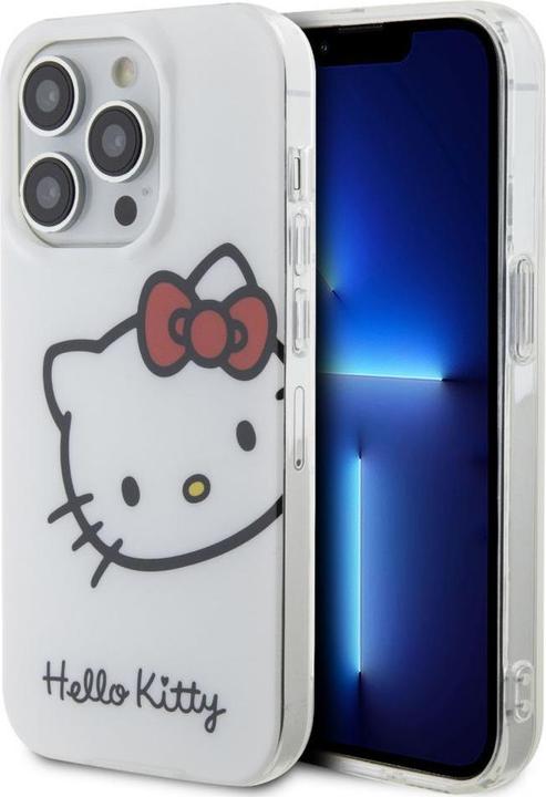 Image du produit Hello Kitty IML Head Logo Cover Housse pour iPhone 15 Pro Max - Blanc (Apple iPhone 15 Pro Max)