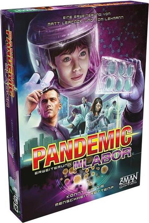 Z-Man Games ZMND0017 - Pandemie: Im Labor, für 1-6 Spieler, ab 8 Jahren (DE-Erweiterung) (Deutsch)