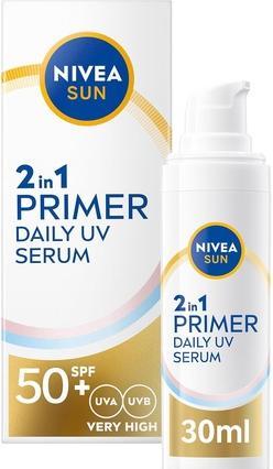 NIVEA 2in1 Primer UV serum SPF50 (Sonnencreme, SPF 50+, 30 ml)