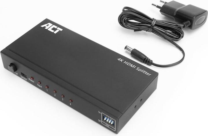 Image du produit Splitter HDMI 4K, 1 entrée 4 sorties, support EDID