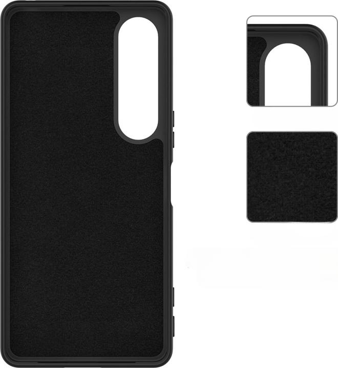 Produktbild Cover-Discount Sony Xperia 1 VII - Silikon Gummi Hülle mit Riemen (Sony Xperia 1 VI)