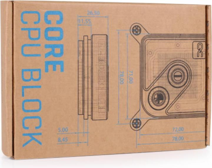 Actual product image Alphacool WAC Core 1 Aurora White