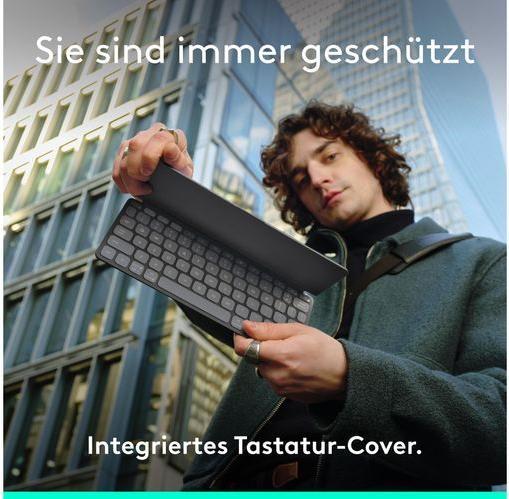 Actual product image Logitech Keys To Go 2 for iPad (CH, Wireless)
