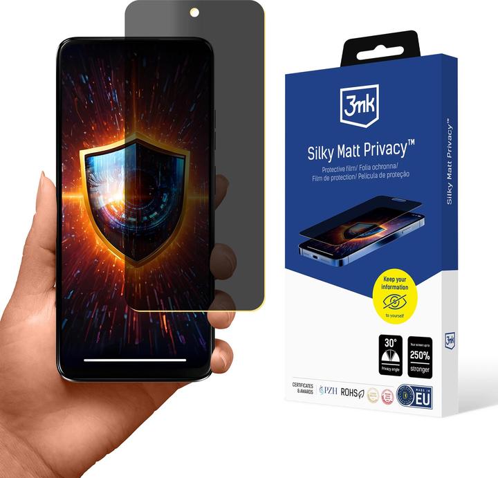 Produktbild 3MK Motorola Moto G34 5G - Silky Matt Privacy (Display)