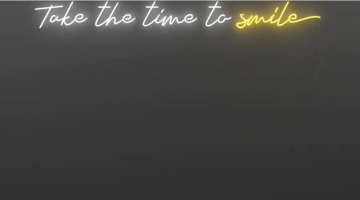 Produktbild YellowPop Smiley Take the time to smile