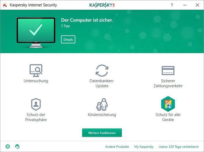 Image du produit Kaspersky Sécurité Internet (3 Utilisateur, 12 mois)