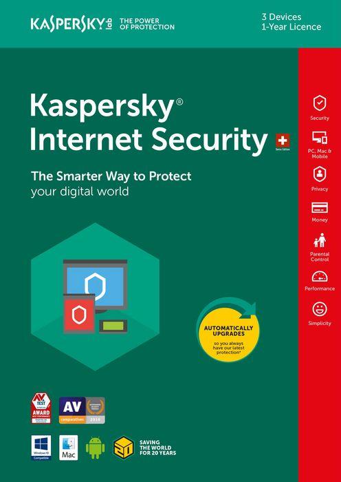 Image du produit Kaspersky Sécurité Internet (3 Utilisateur, 12 mois)