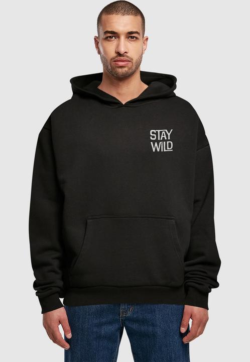 Immagine prodotto Merchcode Parole - Felpa con cappuccio Stay Wild Ultra Heavy - 174871 (S)