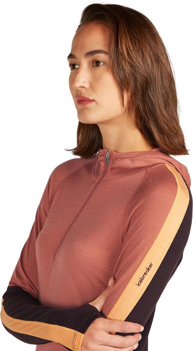 Actual product image Icebreaker Women's 200 Sonebula L/S Half Zip Hood (XL)