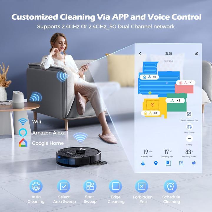 Produktbild Lubluelu L68 cleaning robot (Saugwischroboter)