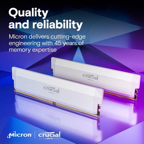 Actual product image Crucial CP2K16G64C38U5W (2 x 16GB, 6400 MHz, DDR5 RAM, U-DIMM)