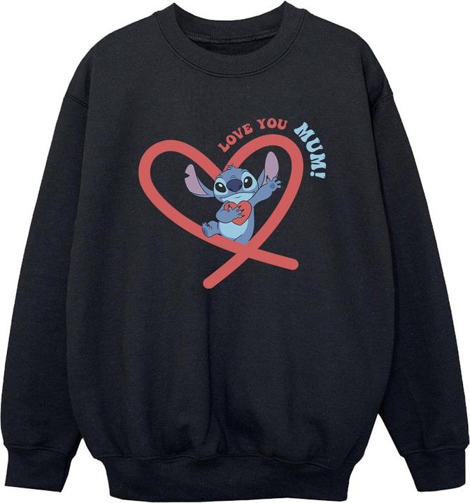 Produktbild Disney Lilo & Stitch Love You Mum Sweatshirt Jungen (128)
