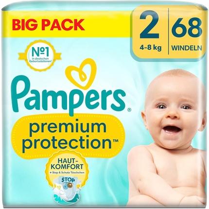 Image du produit Pampers Premium Protection (Taille 2, Pack, 68 pièce(s))