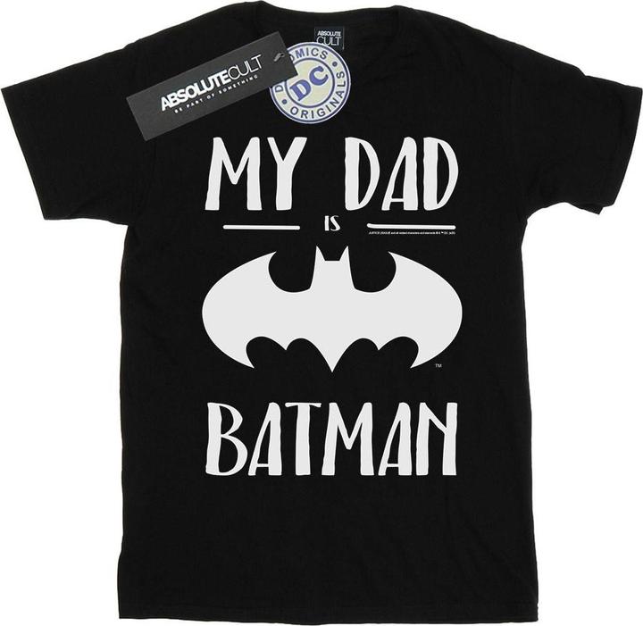 Batman My Dad Is Batman TShirt Mädchen