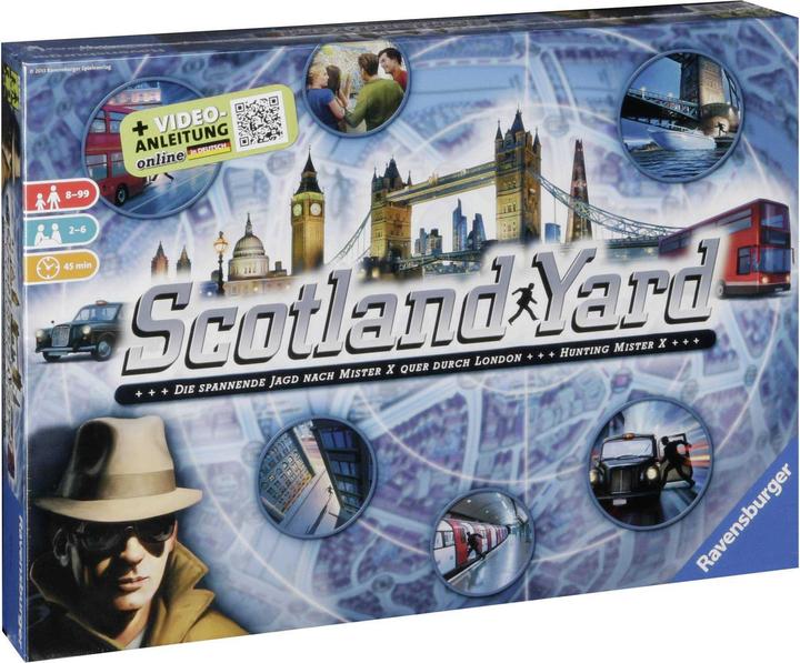 Actual product image Ravensburger Scotland Yard (German, French, Italian, English)
