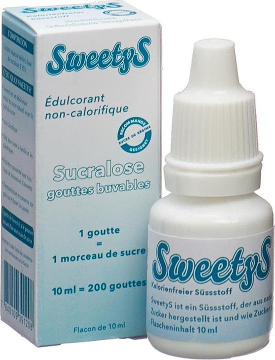 Actual product image Goodness SweetyS Sucralose Süssstoff (19 g)