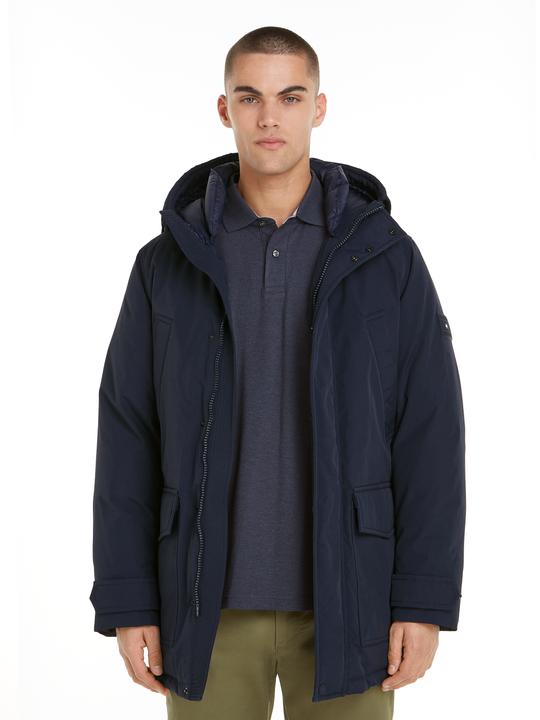 Tommy Hilfiger Rockie Donsparka Heren Jas - Donkerblauw - Maat XL (XL)