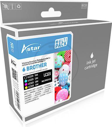 Immagine prodotto Astar Confezione da 4 - Nero, Giallo, Ciano, Magenta (B, V, Y, FC)