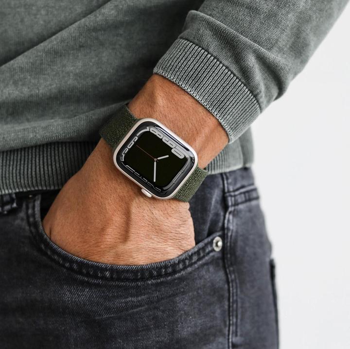 Produktbild Vonmählen Sport-Armband 2 für Apple Watch 42 44 45 49 mm olivgrün (Nylon)
