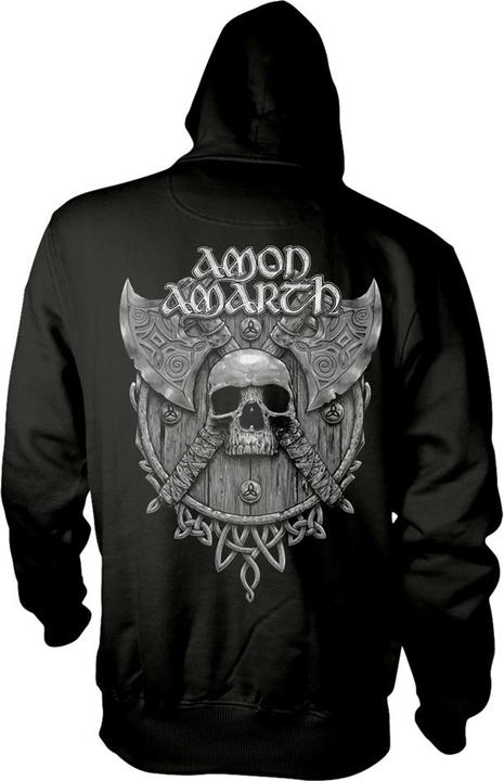 Amon Amarth Grey Skull (Hoodie)