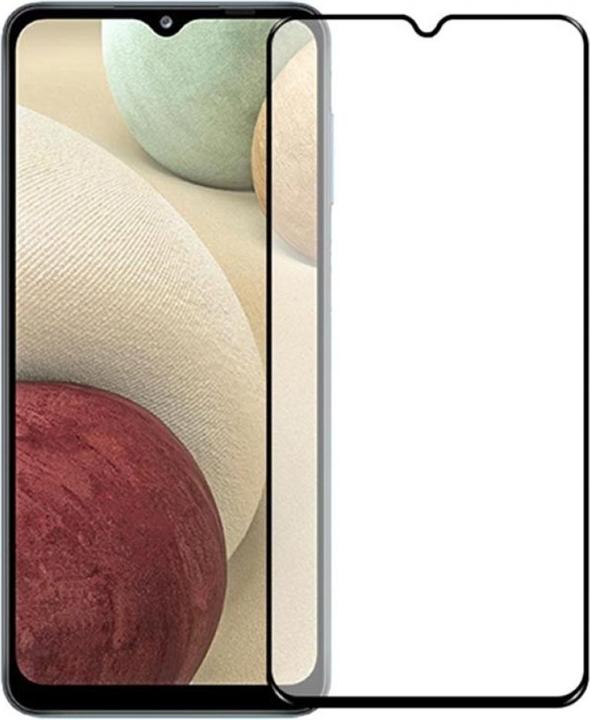 Actual product image Screenguard Samsung Galaxy A12 Full Screen Protective Glass Film 2.5D 9H (1 Piece, Samsung Galaxy A12)