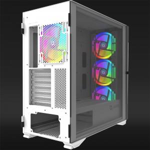 Actual product image Aqirys Aquilla White (mATX, ATX, Mini-ITX)