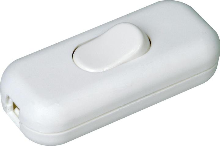 Produktbild Kopp 191317000 Schnurschalter mit Zugentlastung Weiss 1 x Aus/Ein 2 A 1 St.