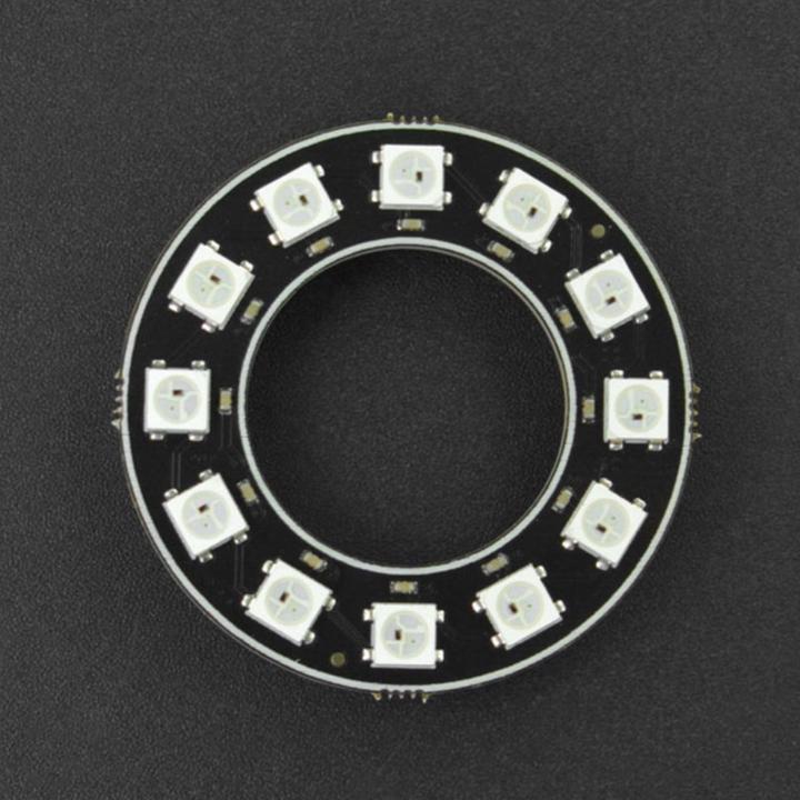 Actual product image DFRobot Neopixel Ring 12x WS2812 RGB LED