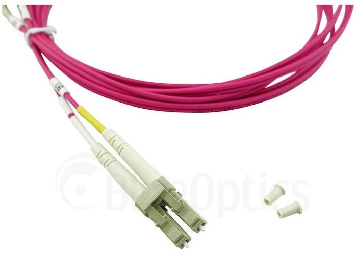 Actual product image BlueOptics Duplex fibre optic patch cable LC-LC multimode OM4 4 metres (4 m)